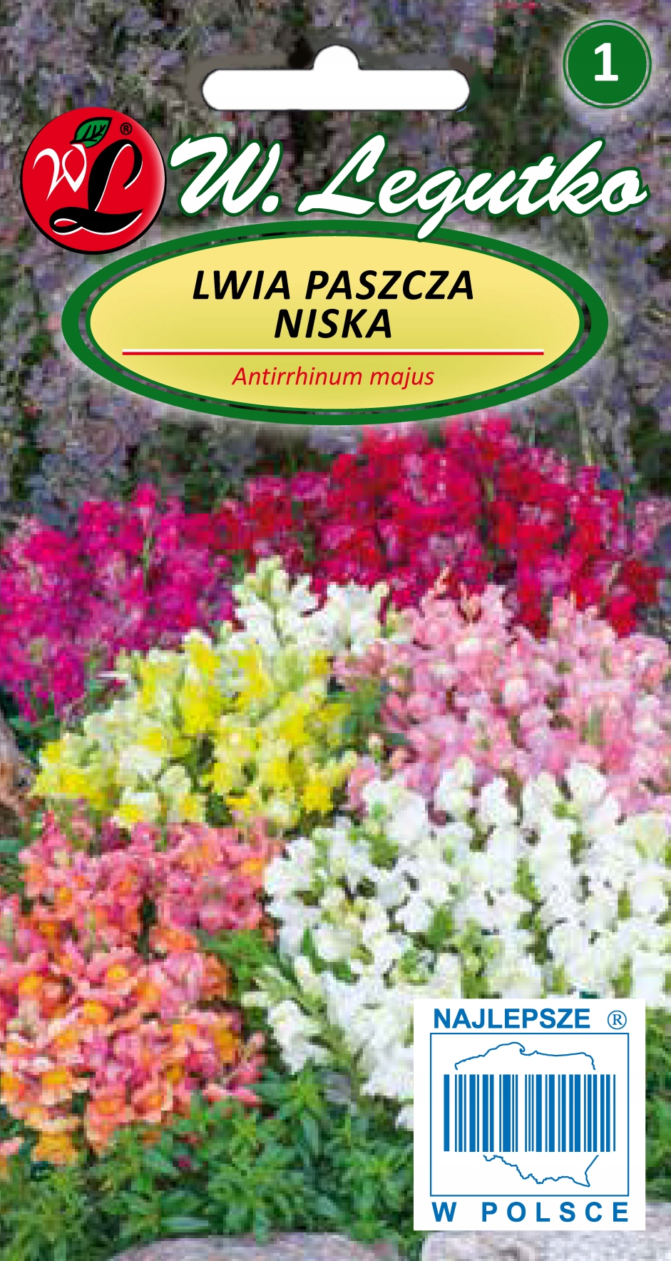 Nasiona Lwia paszcza niska mieszanka, 0,5g — 2