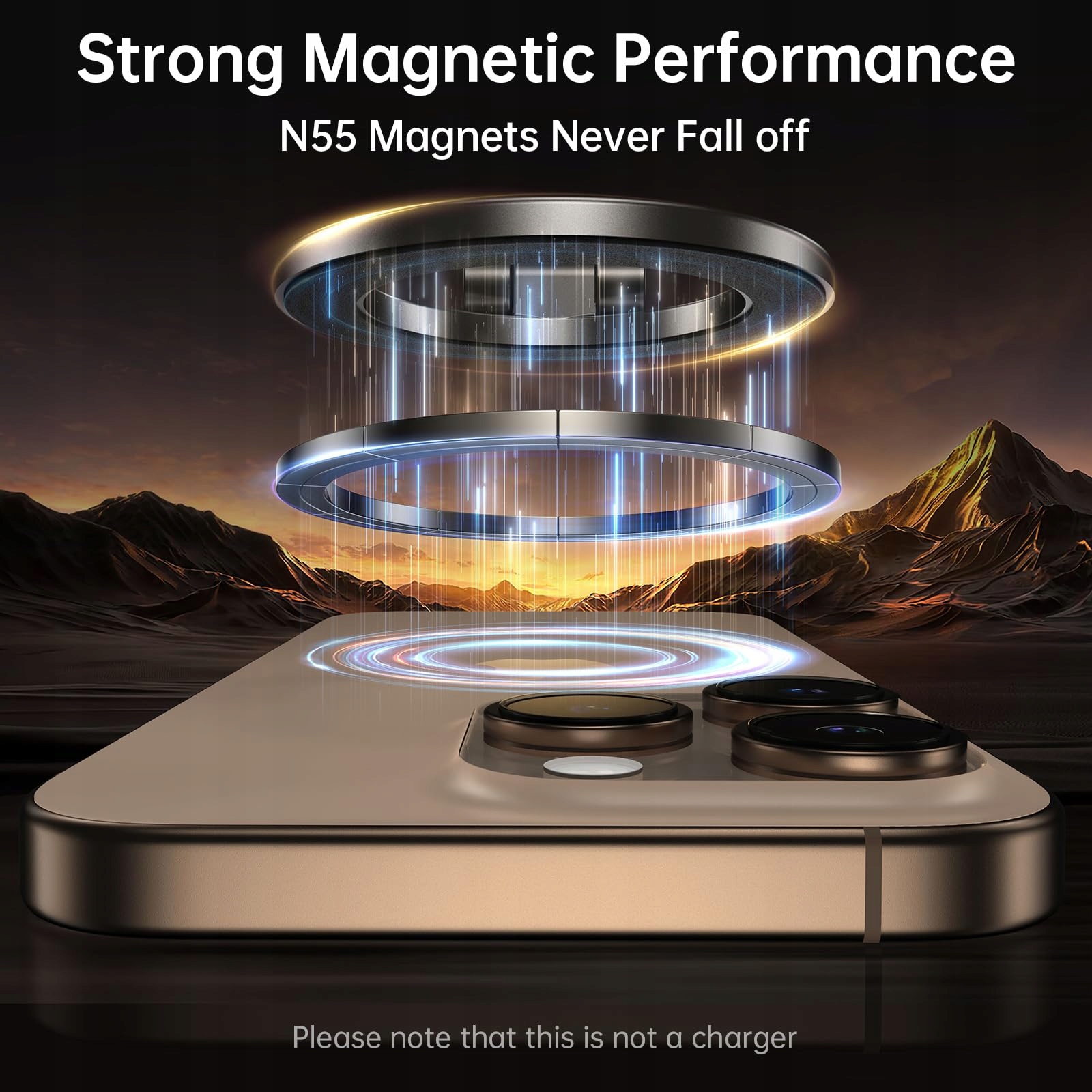 SYNCWIRE Uchwyt Samochodowy MagSafe Magnetyczny iPhone 16 15 14 Pro Max — miniatura 4