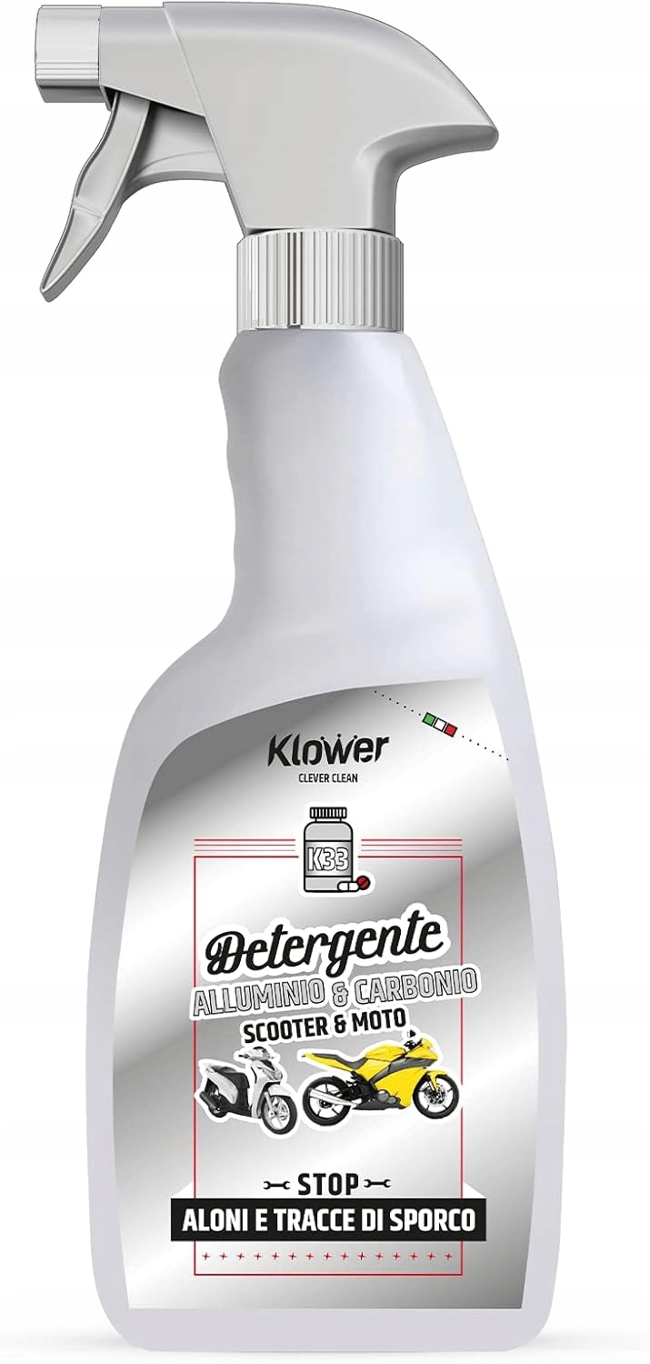 Środek Do Czyszczenia Skuterów Motocykla Carbonu Aluminium Klower K33 750ML