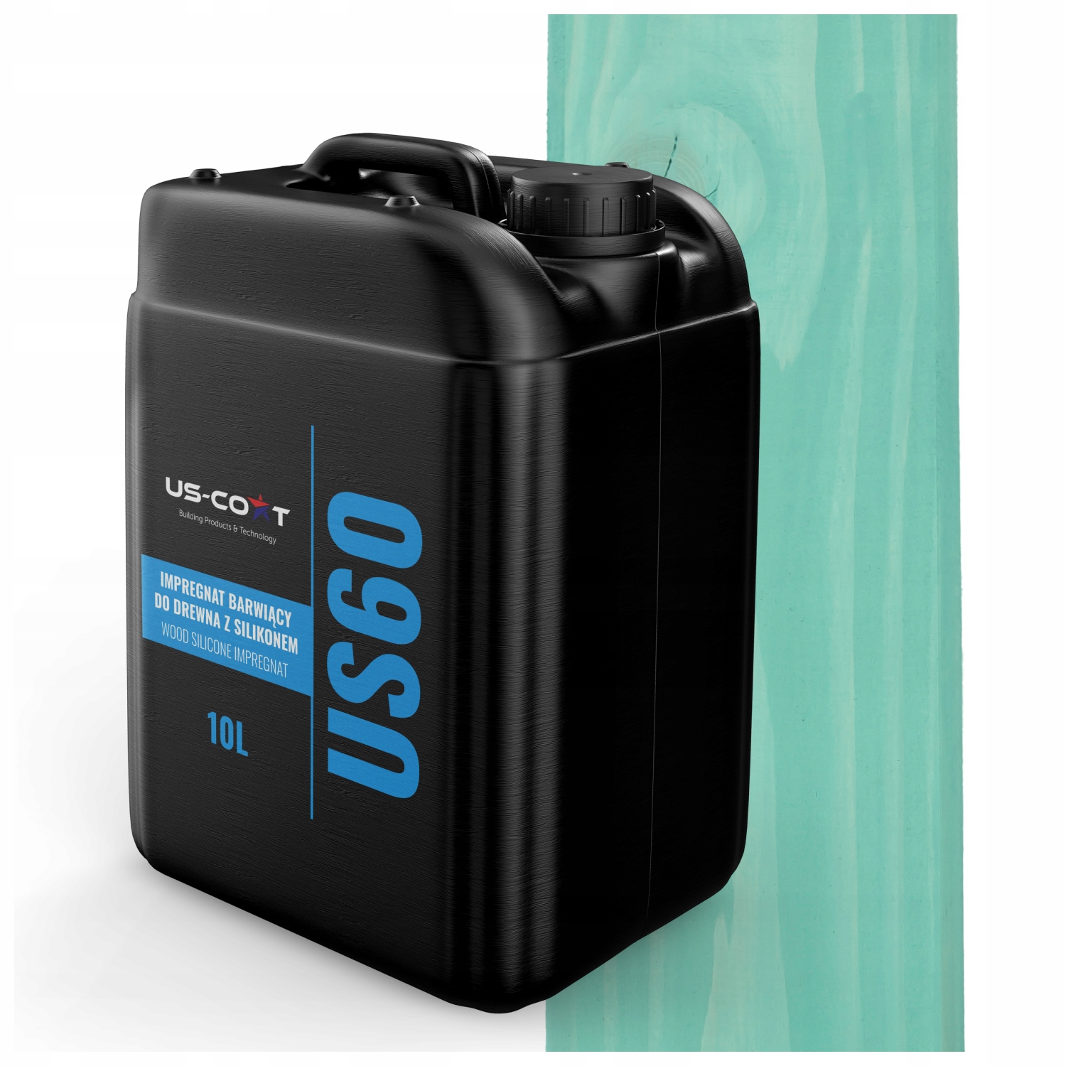 Barvící Impregnát Na Dřevo Se Silikonem 2v1 Altán Tyrkysová Barva 10L