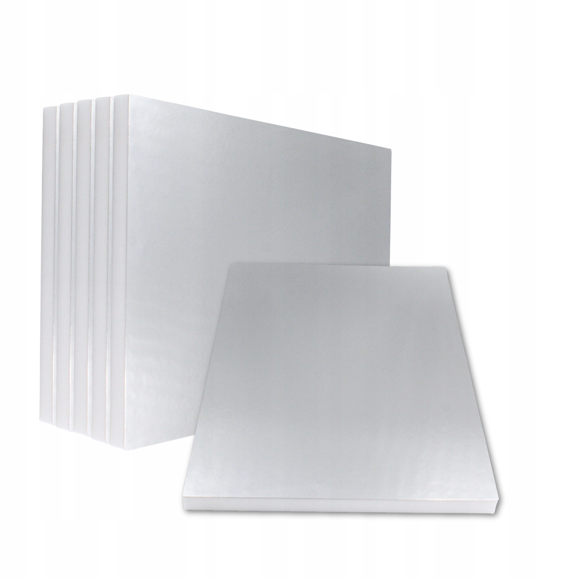 Podkład styrodurowy srebrny rozmiar 40x30 cm 25 sztuk