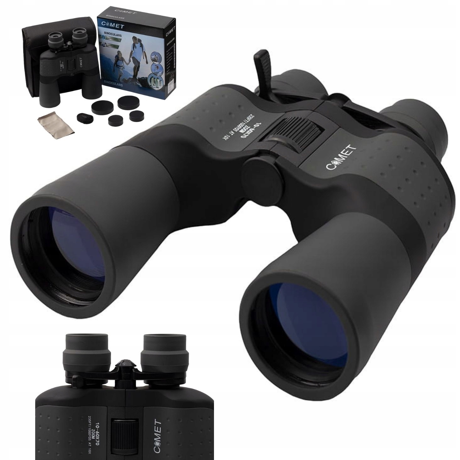 Lornetka Myśliwska Comet 10-60x70 Zoom Wojskowa Turystyczna Survivalowa