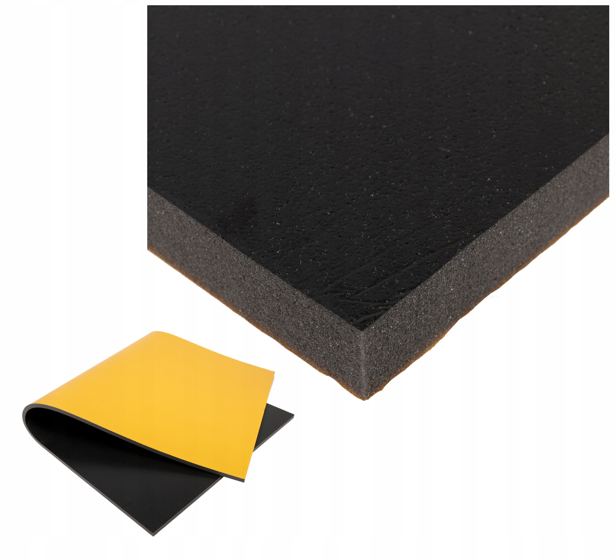 Odhlučnění strojů, nehořlavá, voděodolná podložka 1 m² Samolepicí, tloušťka 2 cm