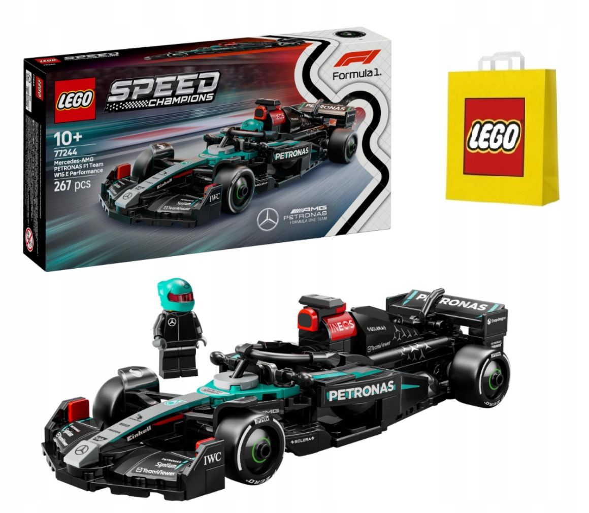 Lego Bolid F1 Mercedes W15 77244 Speed Champions Plus Torba
