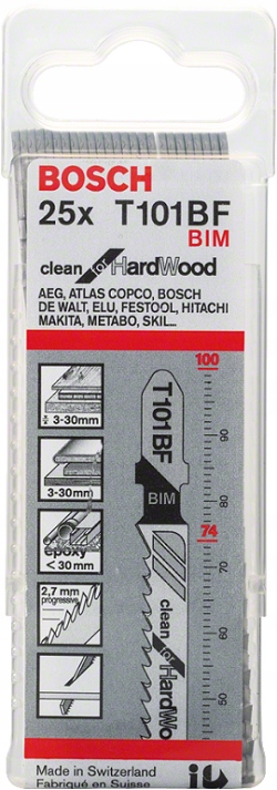 BRZESZCZOT DO WYRZYNARKI T101BF 25SZT. Marka Bosch