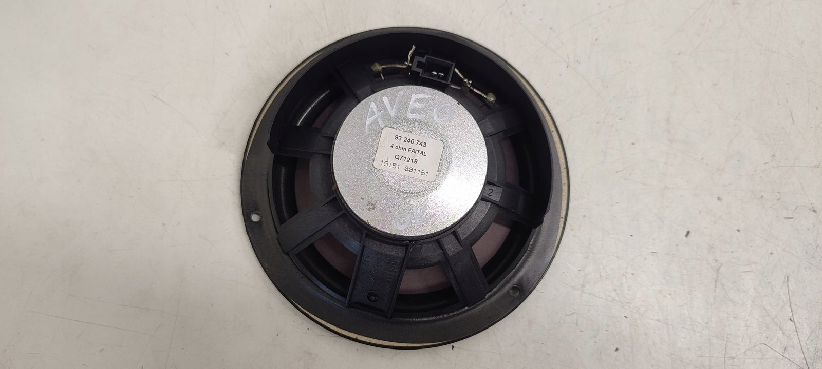 speaker speakers door Chevrolet Aveo