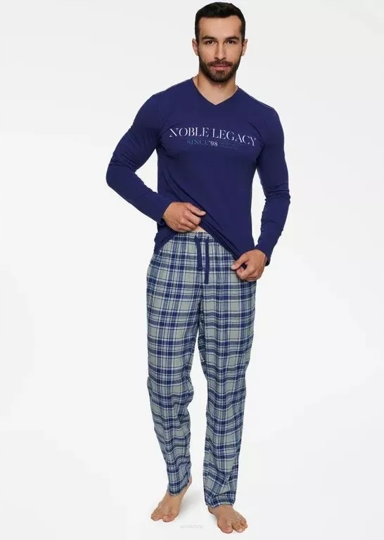 Henderson Pánské pyžamo 40074 Town vel XXL