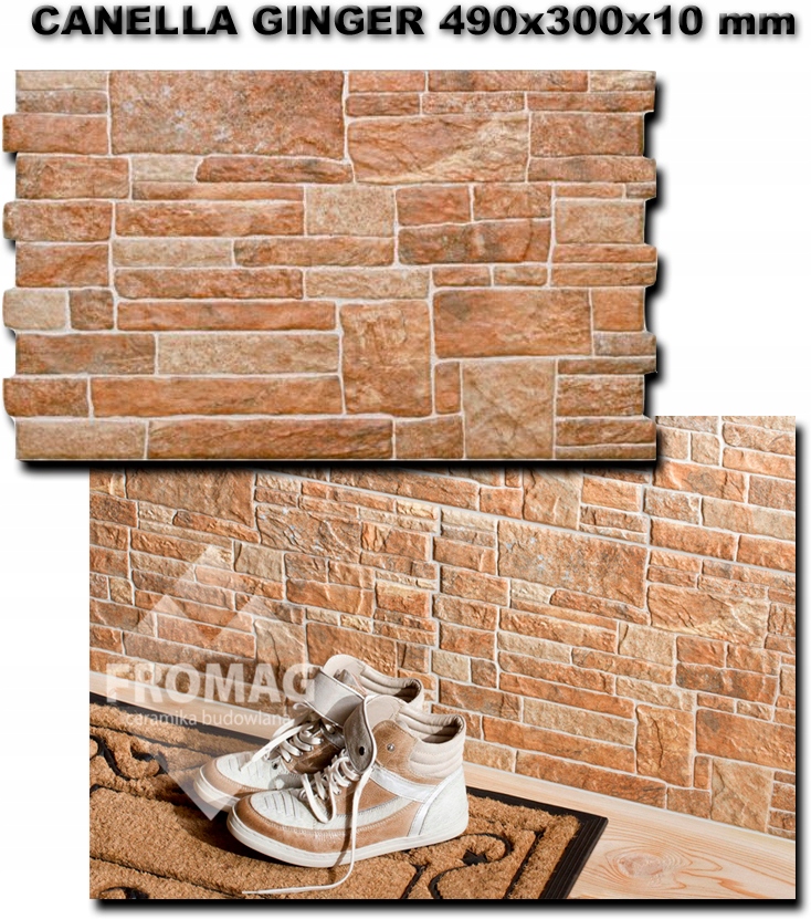 Płytka nigella terra klinkier Cerrad canella Typ klinkier