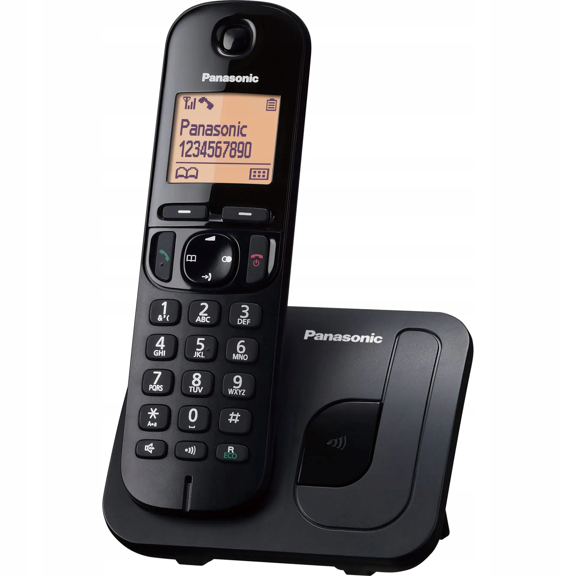 Panasonic KX-TGC210 Pdb telefon bezprzewodowy głośnomówiący * Czarny