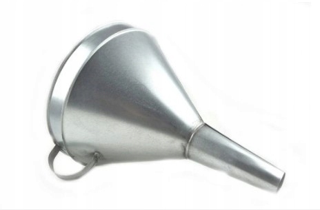 

Lejek do paliwa metalowy, Prosty