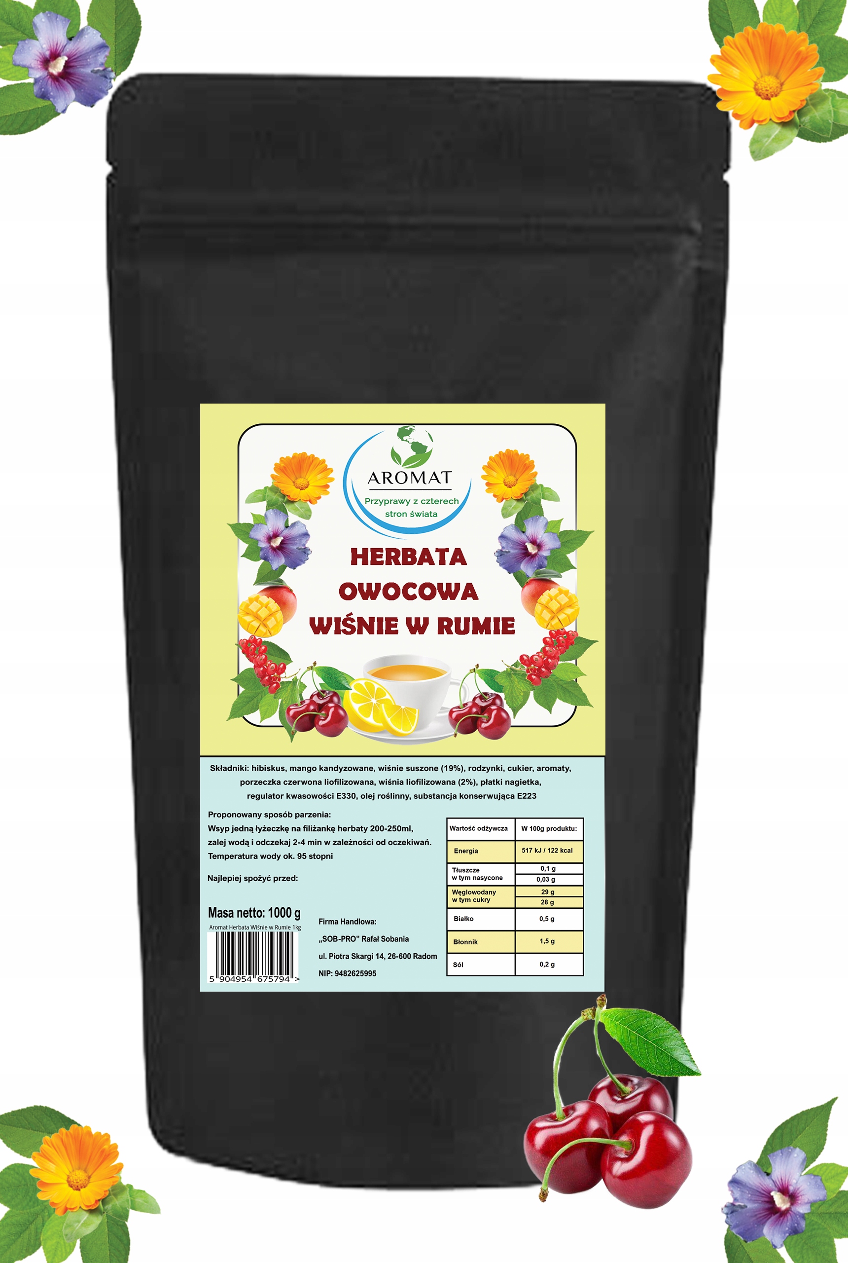 Levně Čaj 1000 G Zrová Na Zimní Večery Dárek 1 Kg