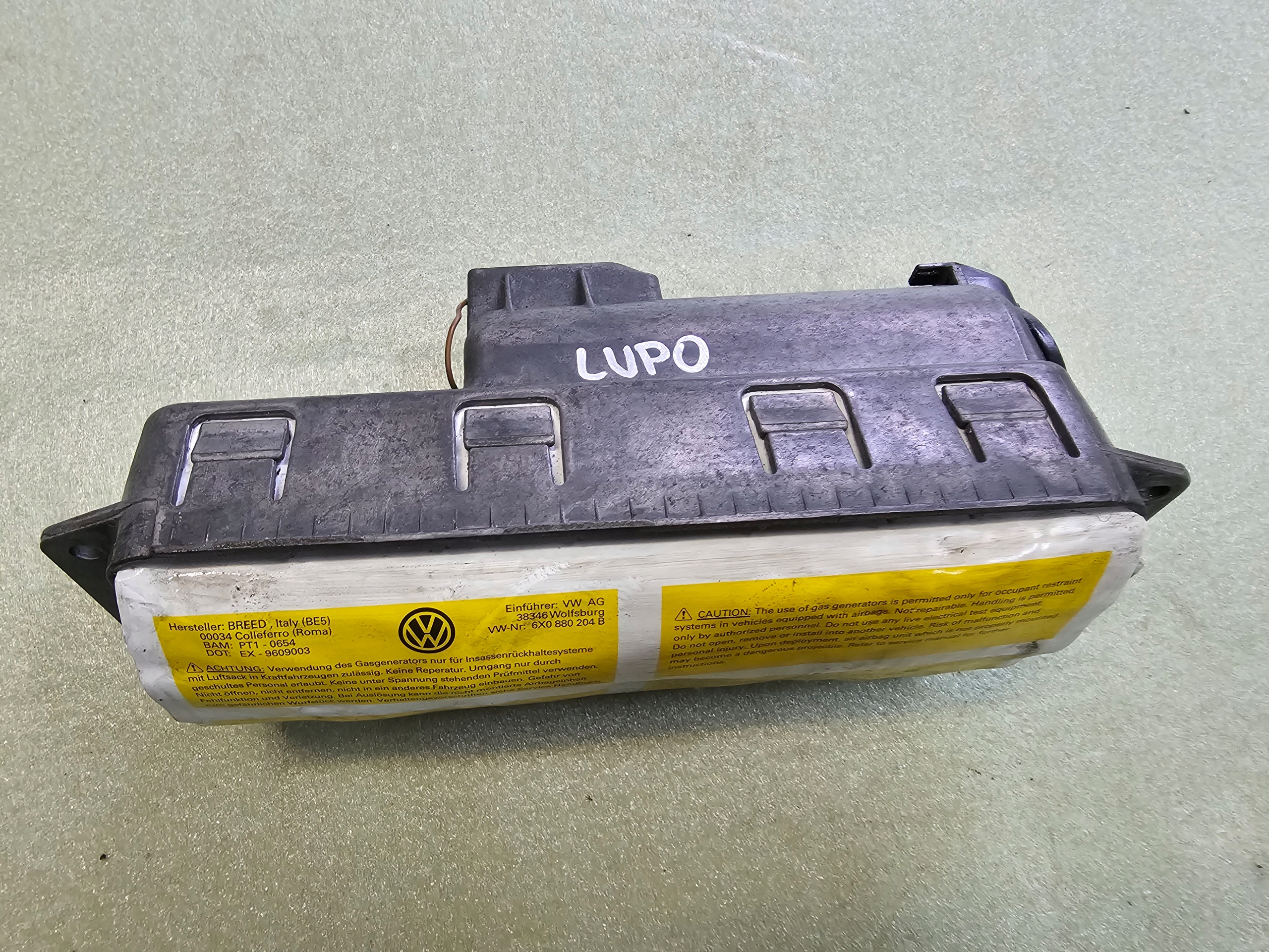 vw LUPO подушка пассажира 6X0880204B