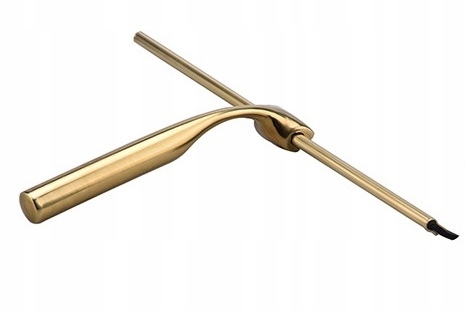 ŚCIĄGACZKA DO WODY ZŁOTA PRYSZNIC LUX uchwyt Producent bez marki