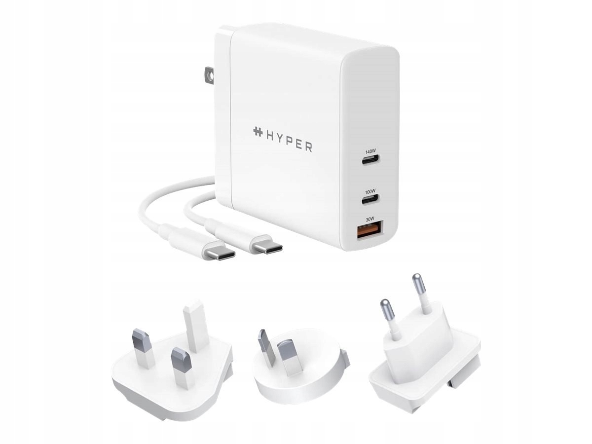 HyperJuice GaN 140W Ładowarka Usb-c Biała