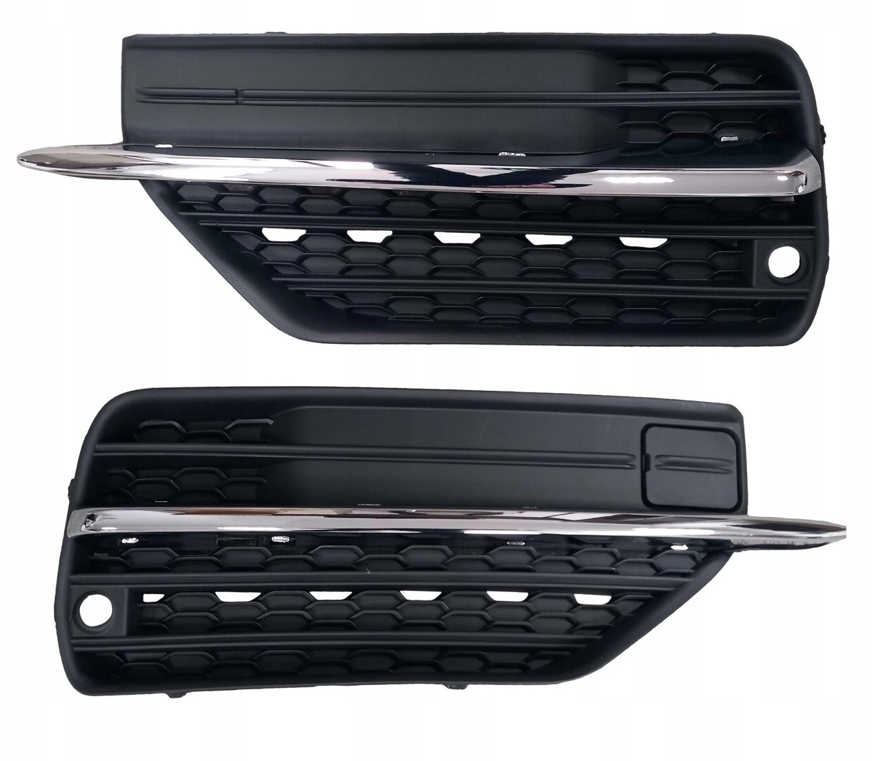 Volvo XC90 2015- Atrapa Mřížka Nárazníku Levá Pravá Chrom Otvor Pdc Nové Sada