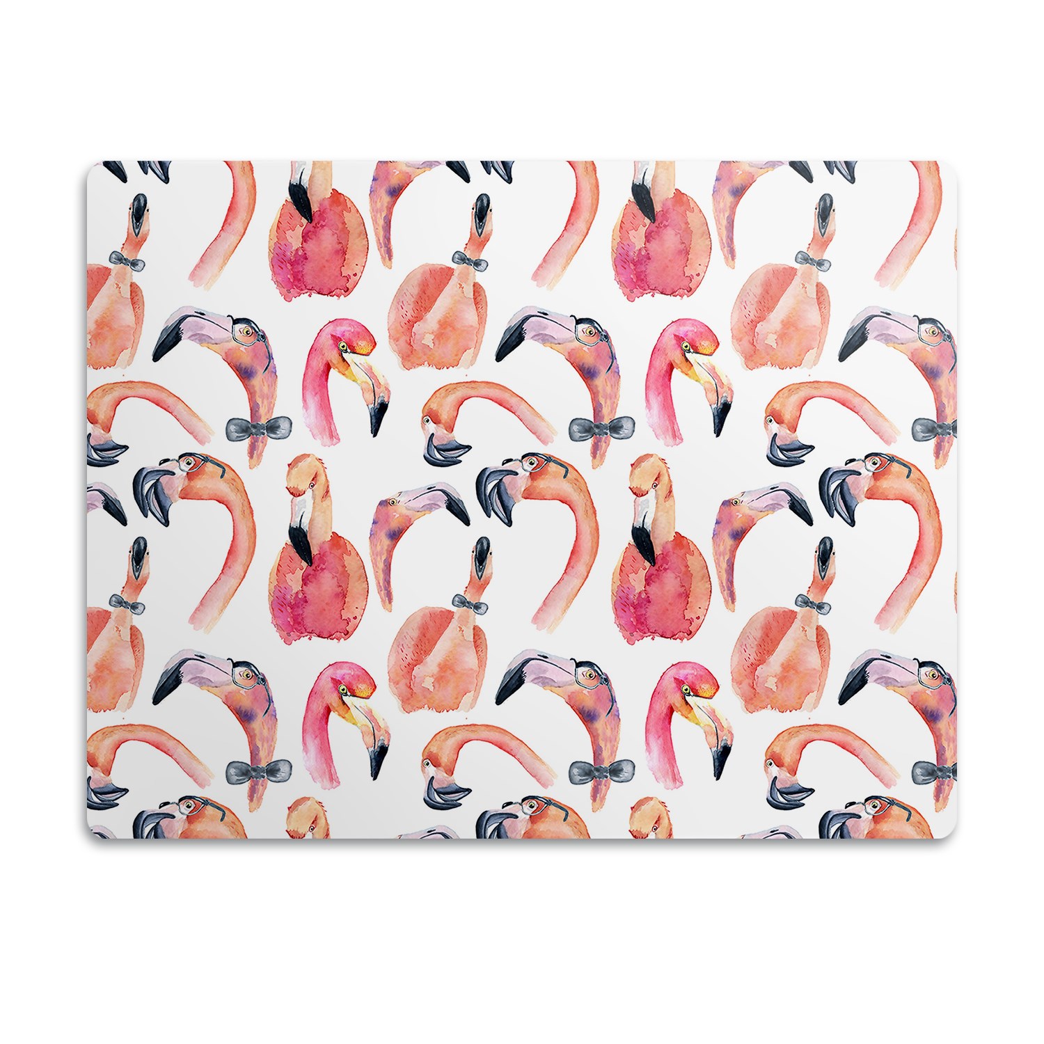 Levně Ochranná podložka pod misky Bláznivé plameňáci 60 x 40 cm