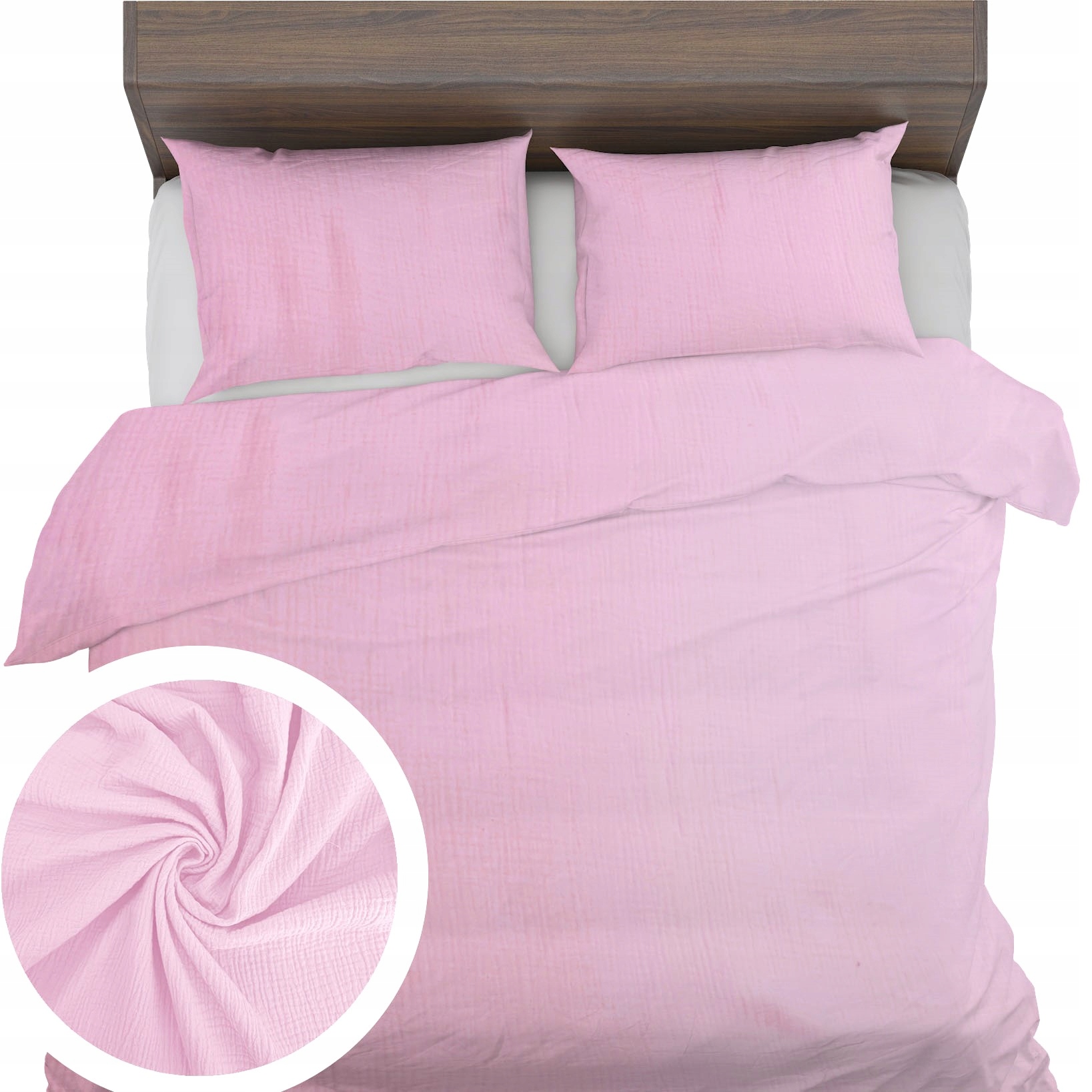 Povlečení Mušelín 140x200+1x40x60 Povlaky jemné prodyšné eko mušelínové