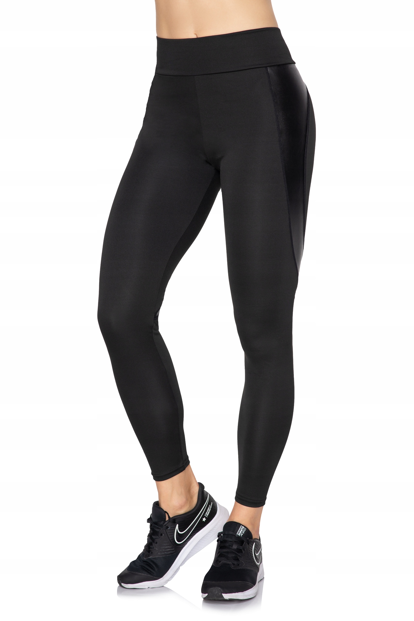 LEGGINSY SPORTOWE FITNESS SIŁOWNIA JOGA SM108 L Marka inna