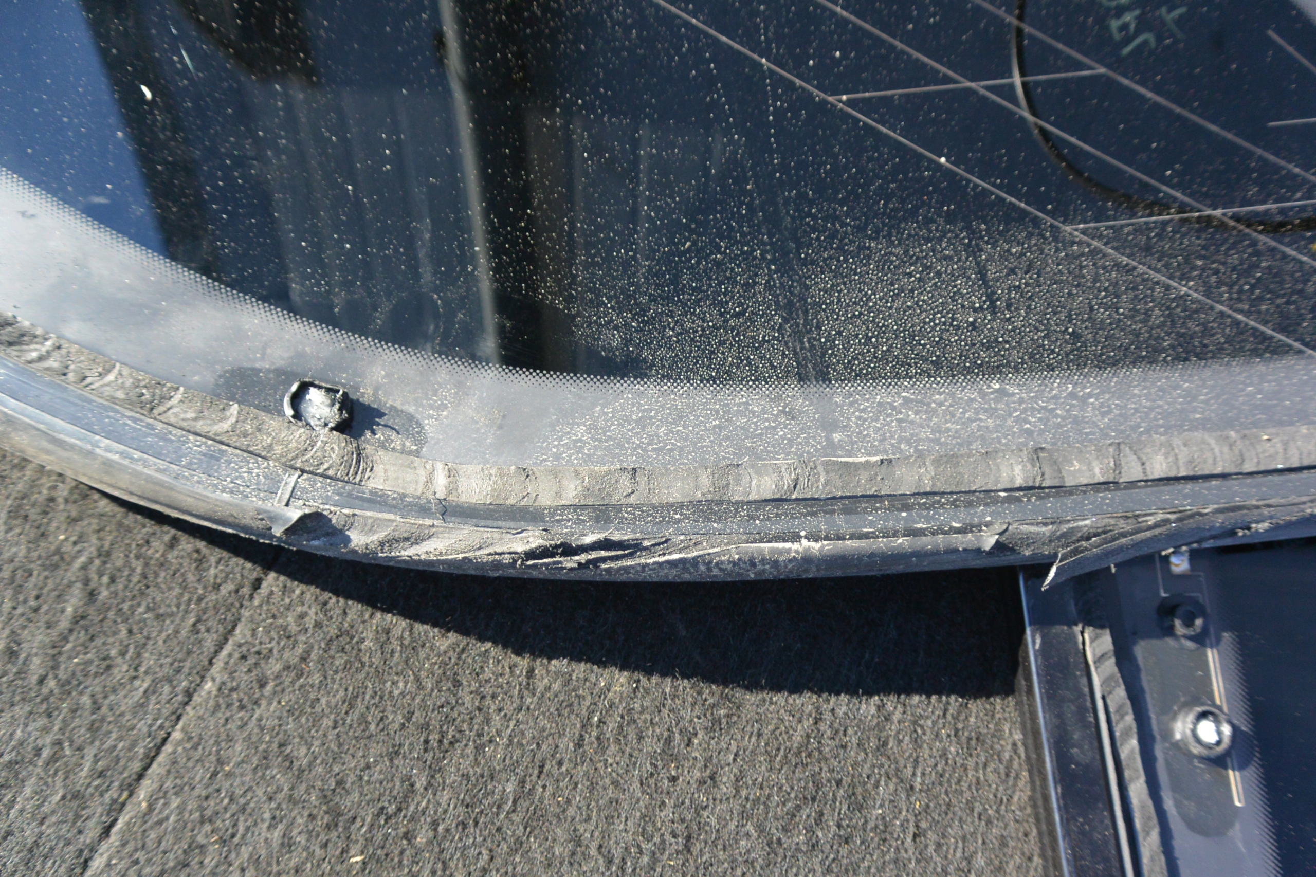window bodywork moulding CHROM right left AUDI Q7 4L LIFT