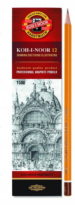 KIN Ołówek grafitowy Koh-i-Noor 5H seria 1500