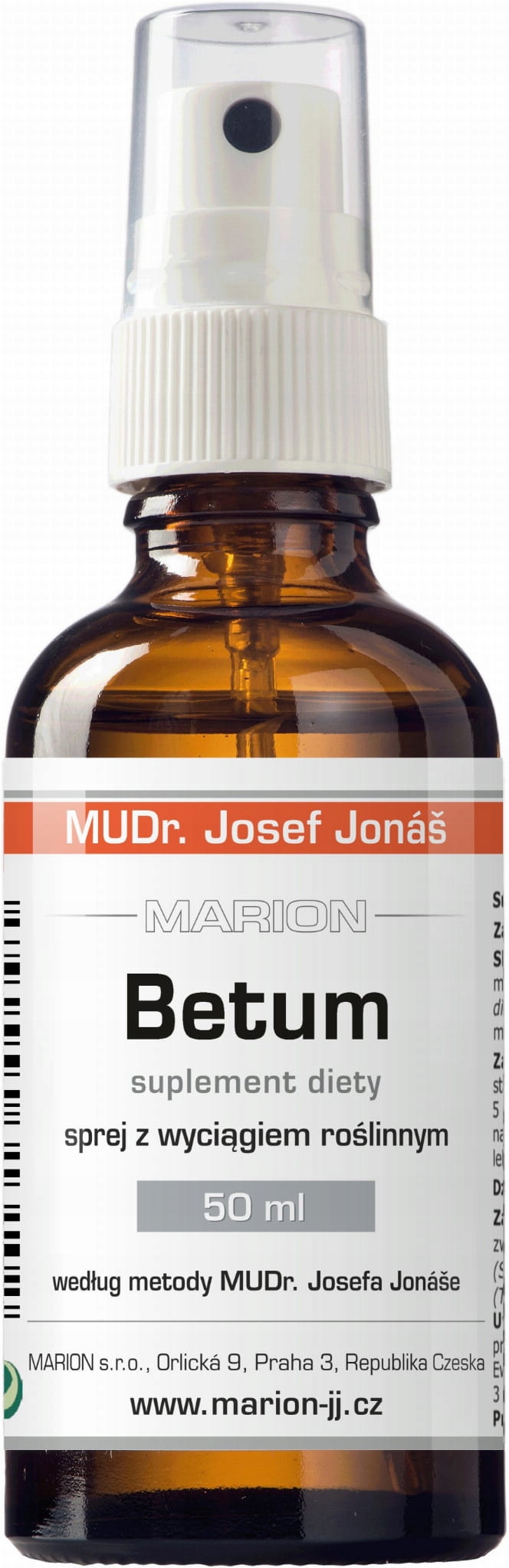 Betum Marion dr Josef Jonas 50ml Regeneracja, Witalność suplement diety