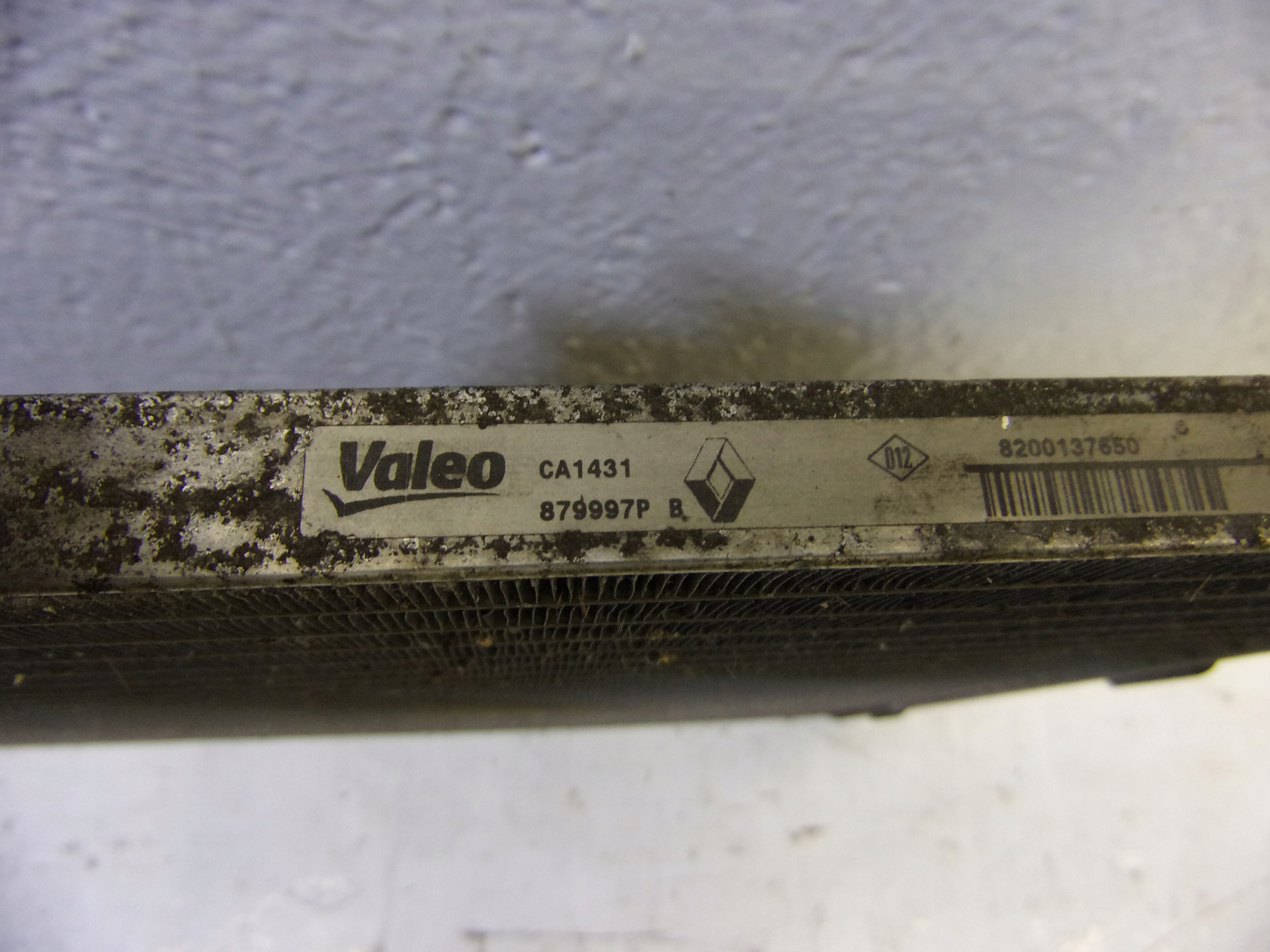 Radiateur climatisation RENAULT KANGOO 1 LIFT 8200137650