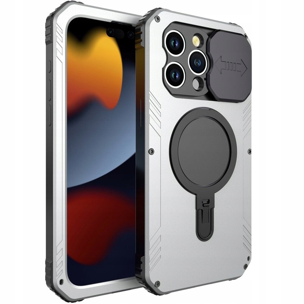 Pancéřové Pouzdro pro iPhone 15 Pro Max, magnetické, ochrana fotoaparátu, pouzdro