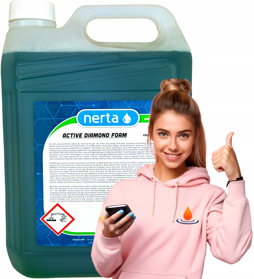 NERTA ACTIVE DIAMOND FOAM 5L Aktywna piana!