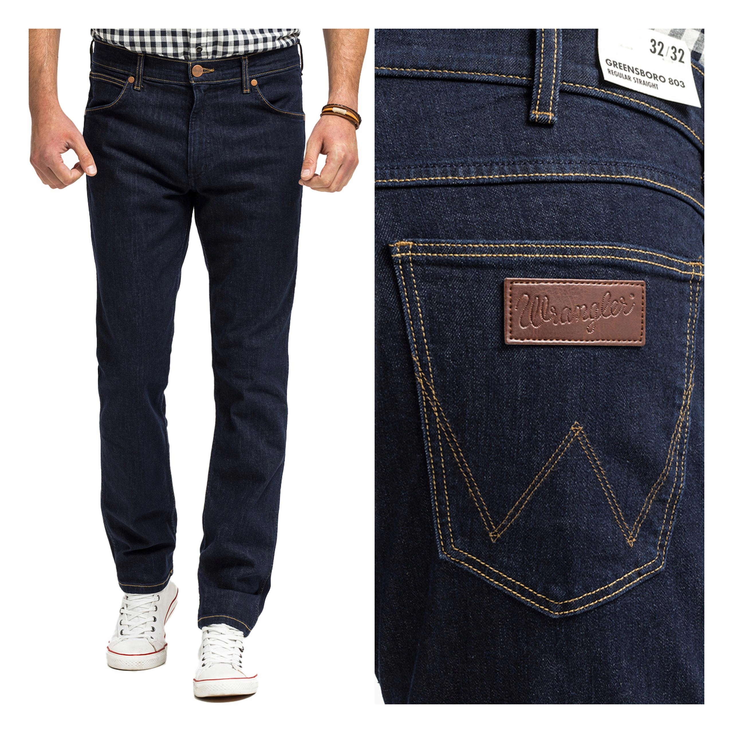 Pánské Džíny Rovné Wrangler Greensboro 36/32