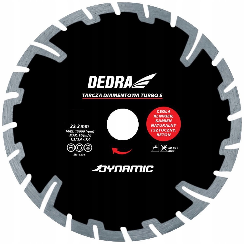 

Dedra Tarcza diam. Dynamic T 230x22,2mm
