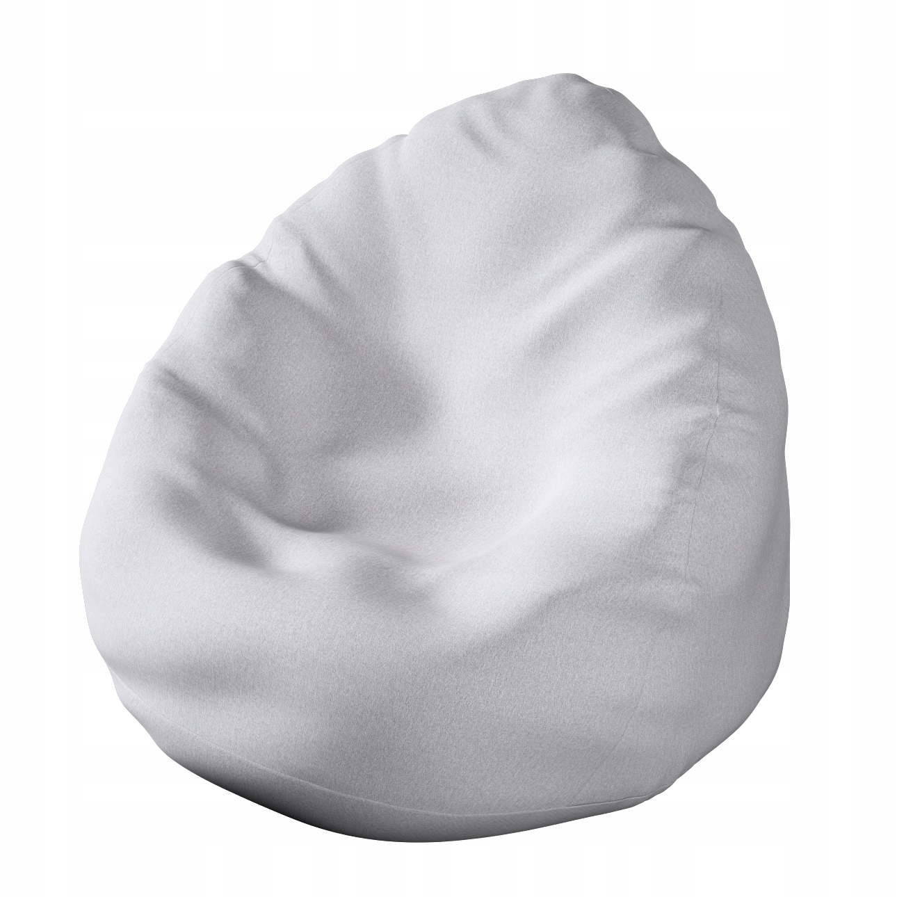 Potah na sedací vak Ø60 x 105 cm šedý melír