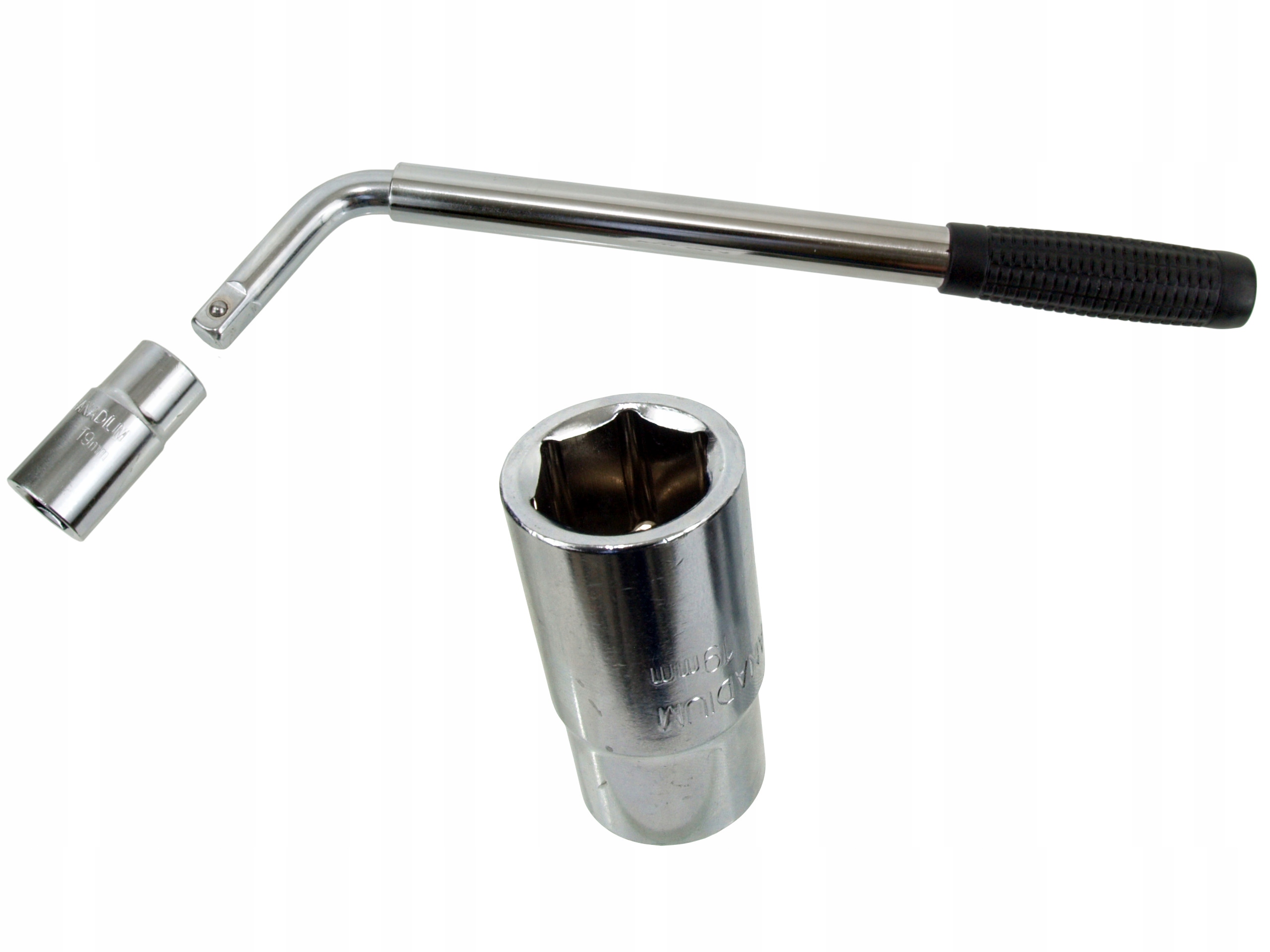 Klucz do kół samochodowych 17 / 19 mm teleskopowy Marka Amio