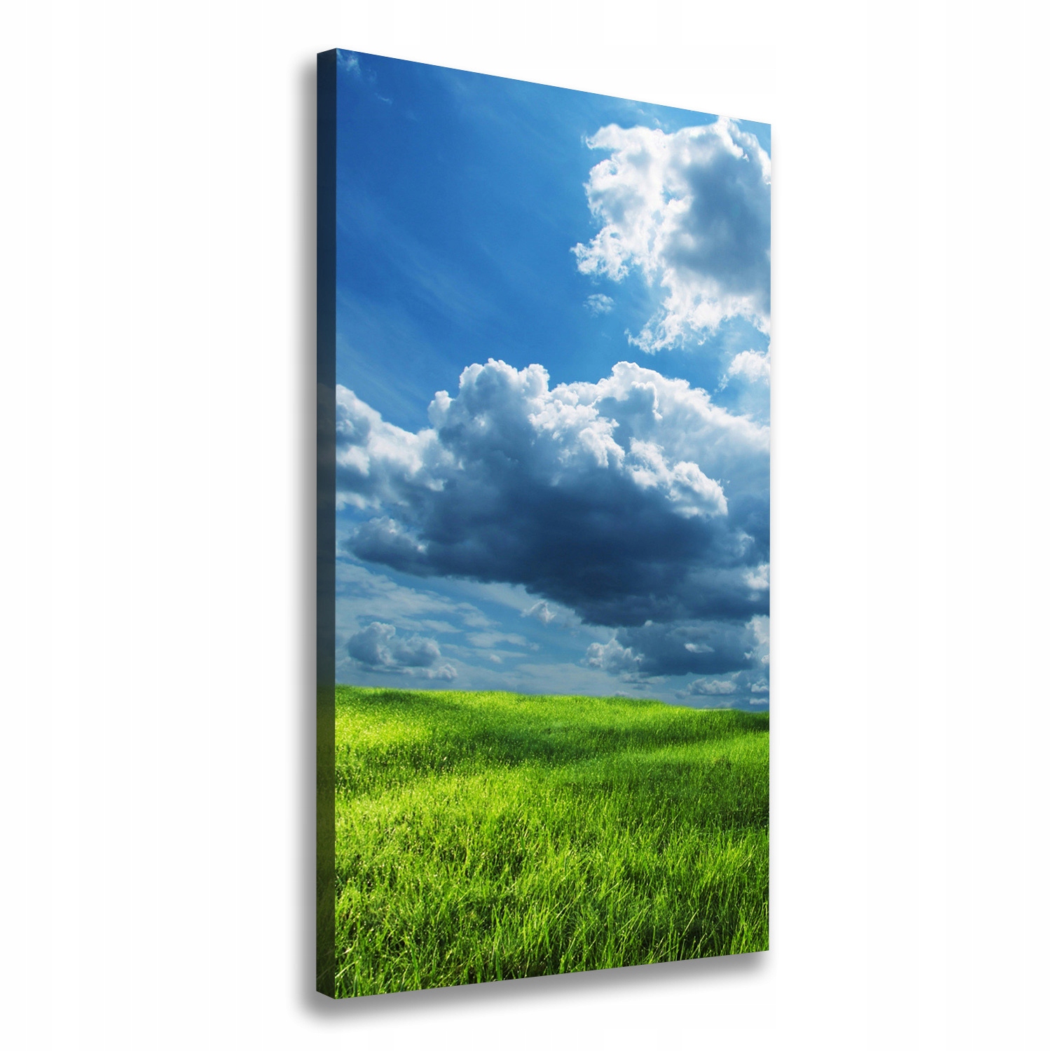 

Foto obraz na płótnie Chmury nad polem 70x140 cm