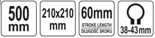 YATO STATYW NA WIERTARKĘ 43MM 500MM YT-82970 Kod producenta YT-82970