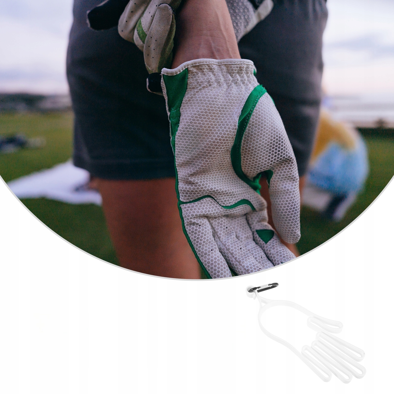 RĘKAWICE GOLFOWE UCHWYT NA STOJAK WSPORNIK RAMY WISZĄCEJ Marka bez marki