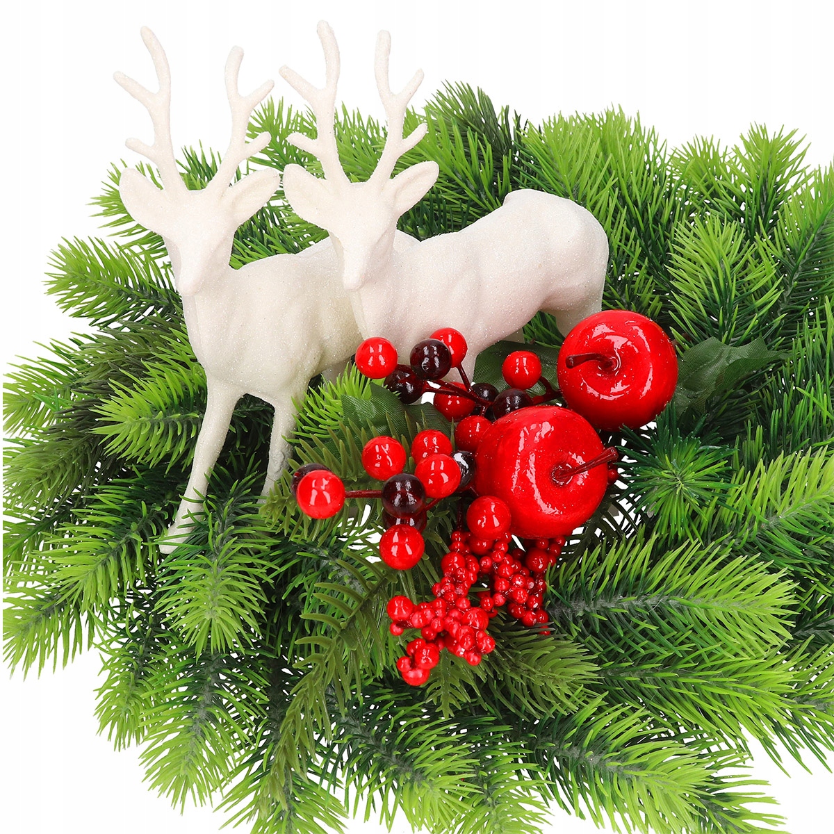 RENIFER BROKAT FIGURKA NA STROIK PREZENT 17cm 2szt Materiał dominujący inny