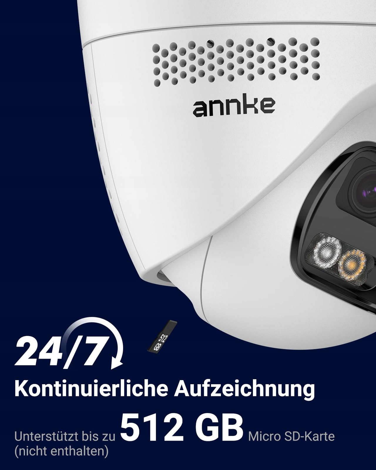 ANNKE Kamera Zewnętrzna PoE 6MP 180° Panorama AI IP67 2-Way Audio 24/7 — miniatura 9