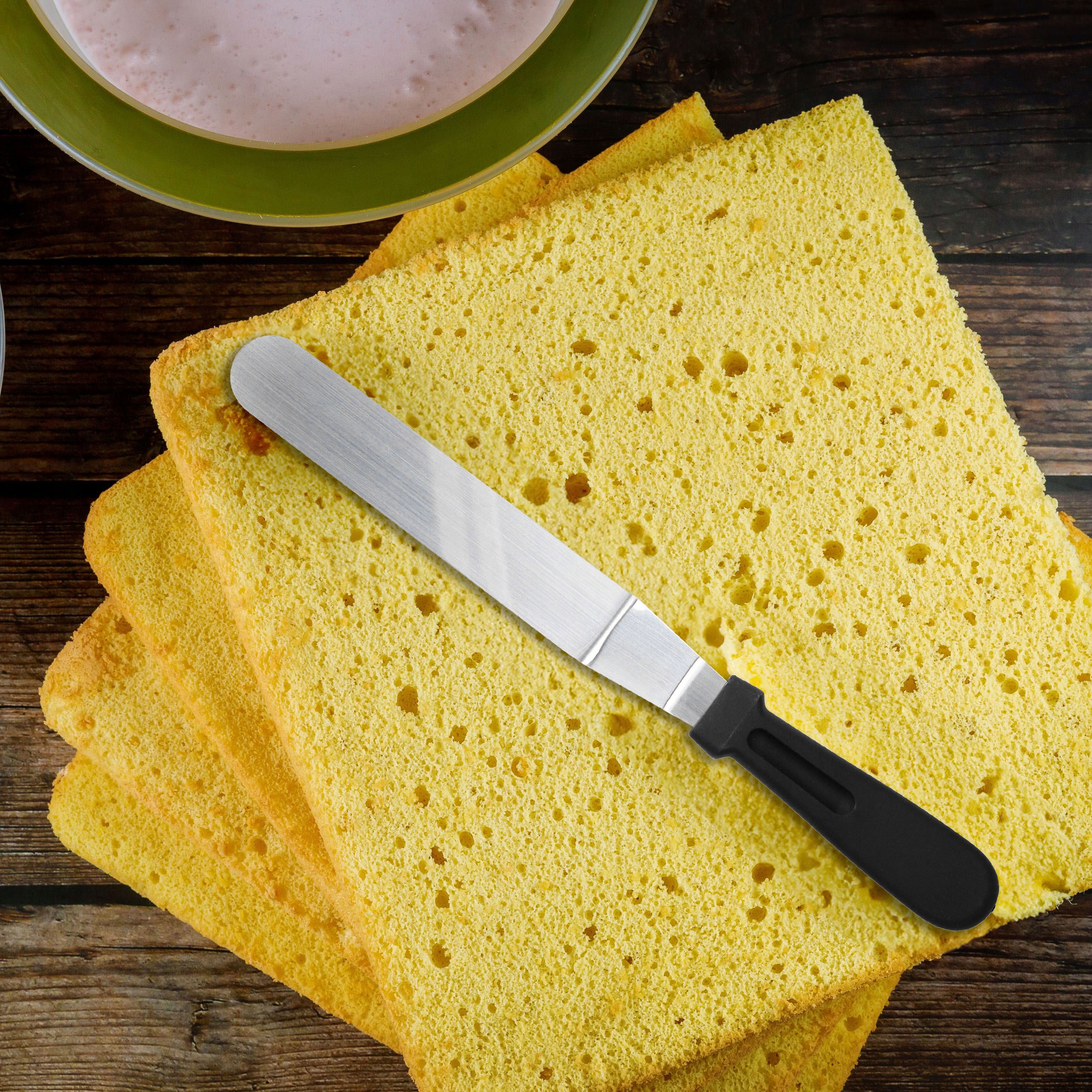 ŁOPATKA DO CIASTA szpatułka cukiernicza do kremu tortów nóż do masy 31 cm Waga produktu z opakowaniem jednostkowym 0.061 kg