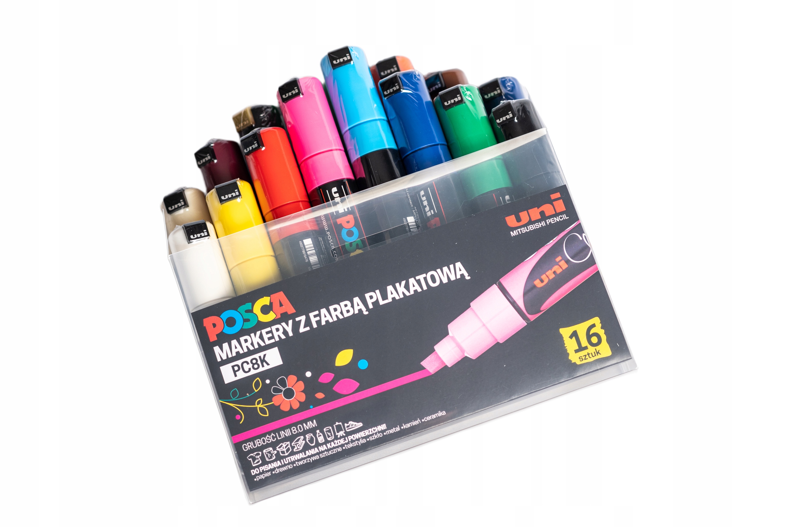 Fixy Posca PC-8K 16 kusů sada