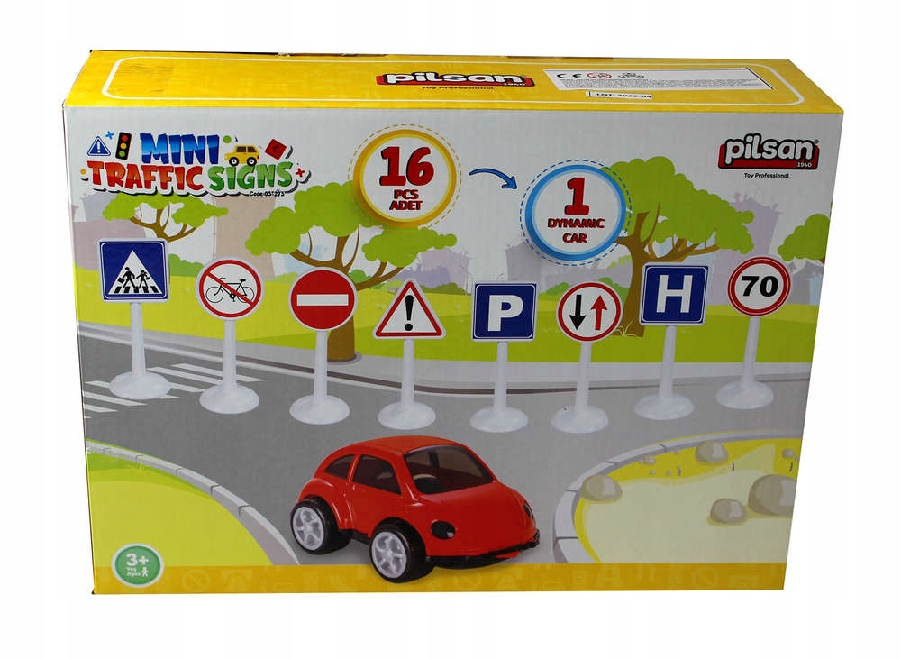 

Znaki drogowe zestaw 16 elementów auto Pilsan