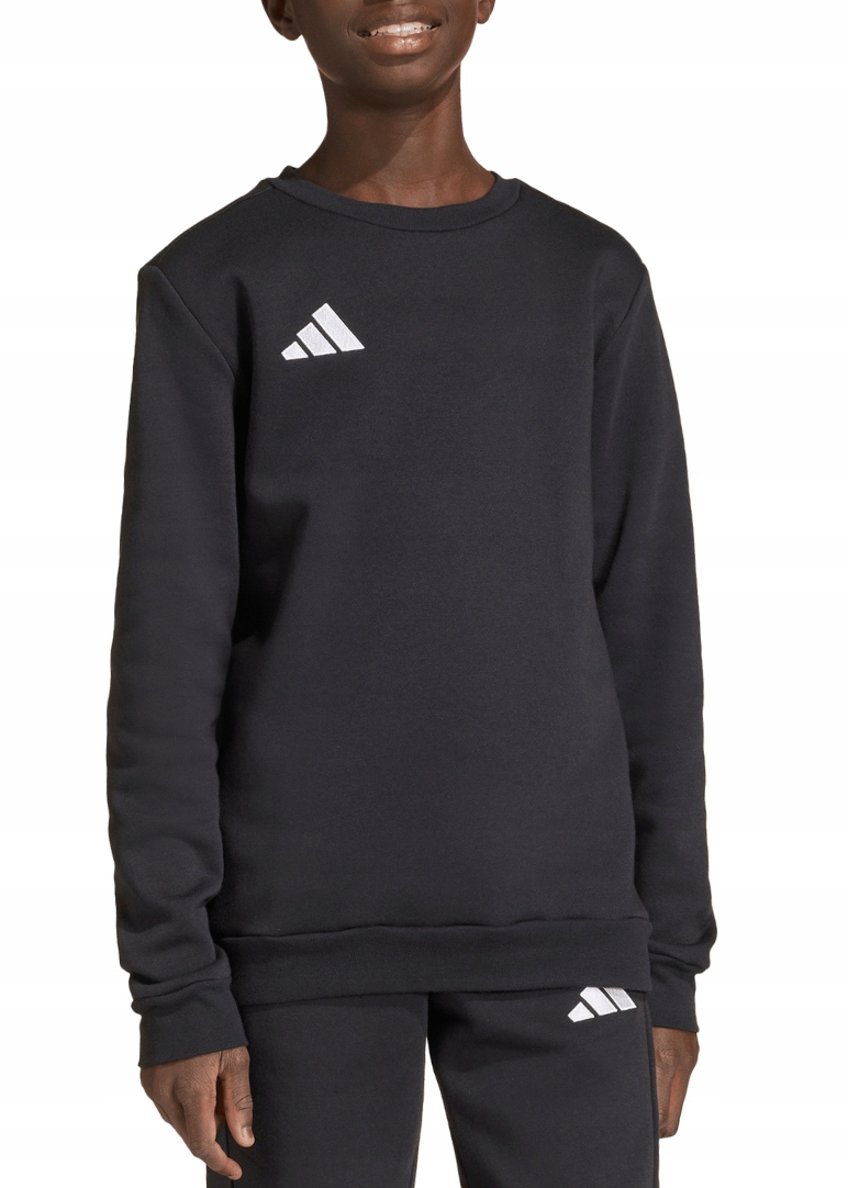 Bluza Dziecięca adidas Entrada 26 Bez Kaptura Sportowa Bawełniana roz. 164