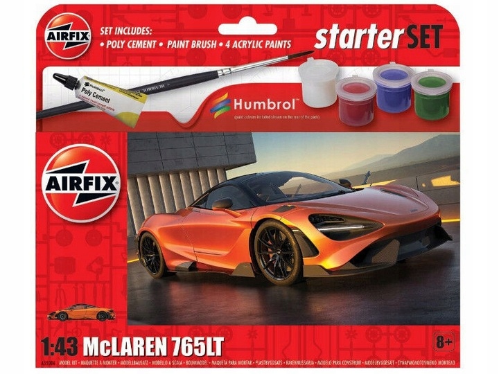 Airfix A55006 Starter Set - McLaren 765LT