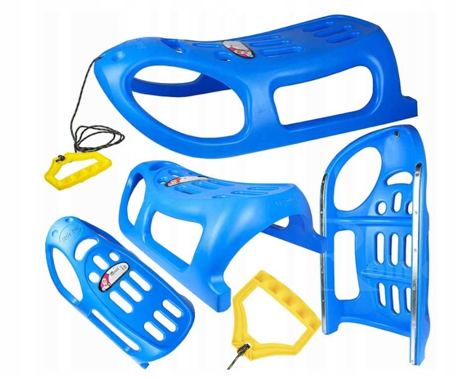 PROSPERPLAST LITTLE SEAL Ślizg duży sanki z linką dla dzieci niebieskie Marka Prosperplast