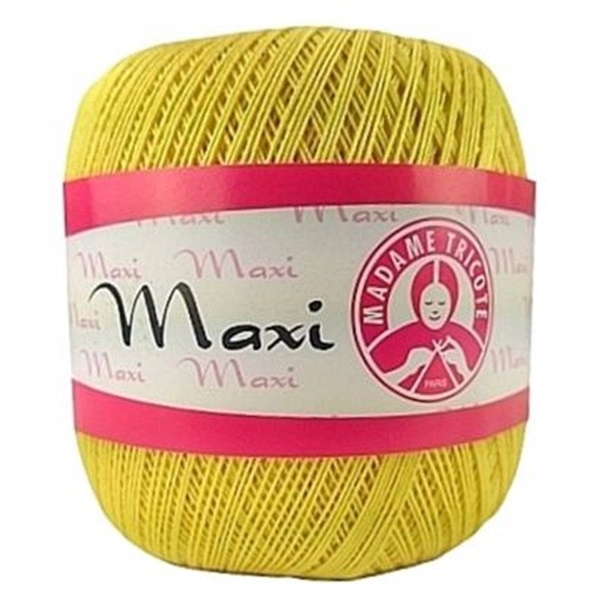 Kordonek Maxi Madame Tricote 5530 żółty