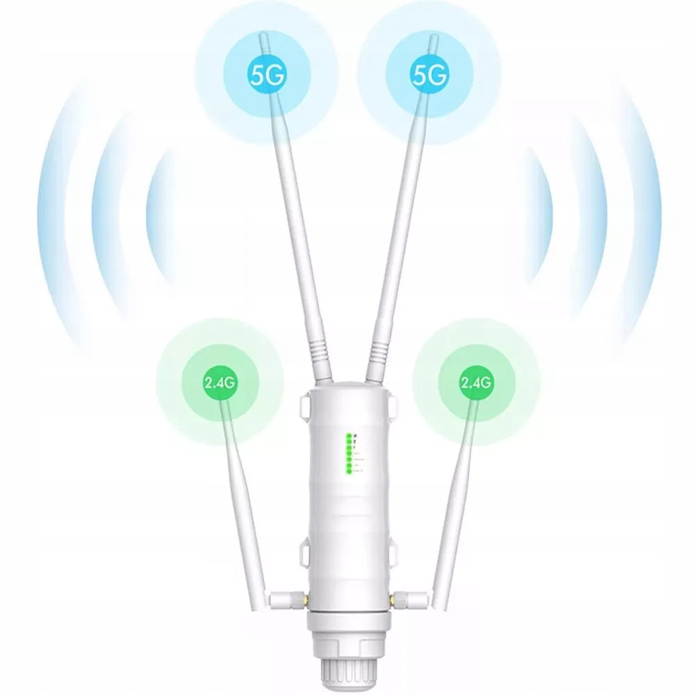 Wavlink AC1200 Outdoor Punkt dostępowy Zewnętrzny Ap Access Point 4 x 7 dBi