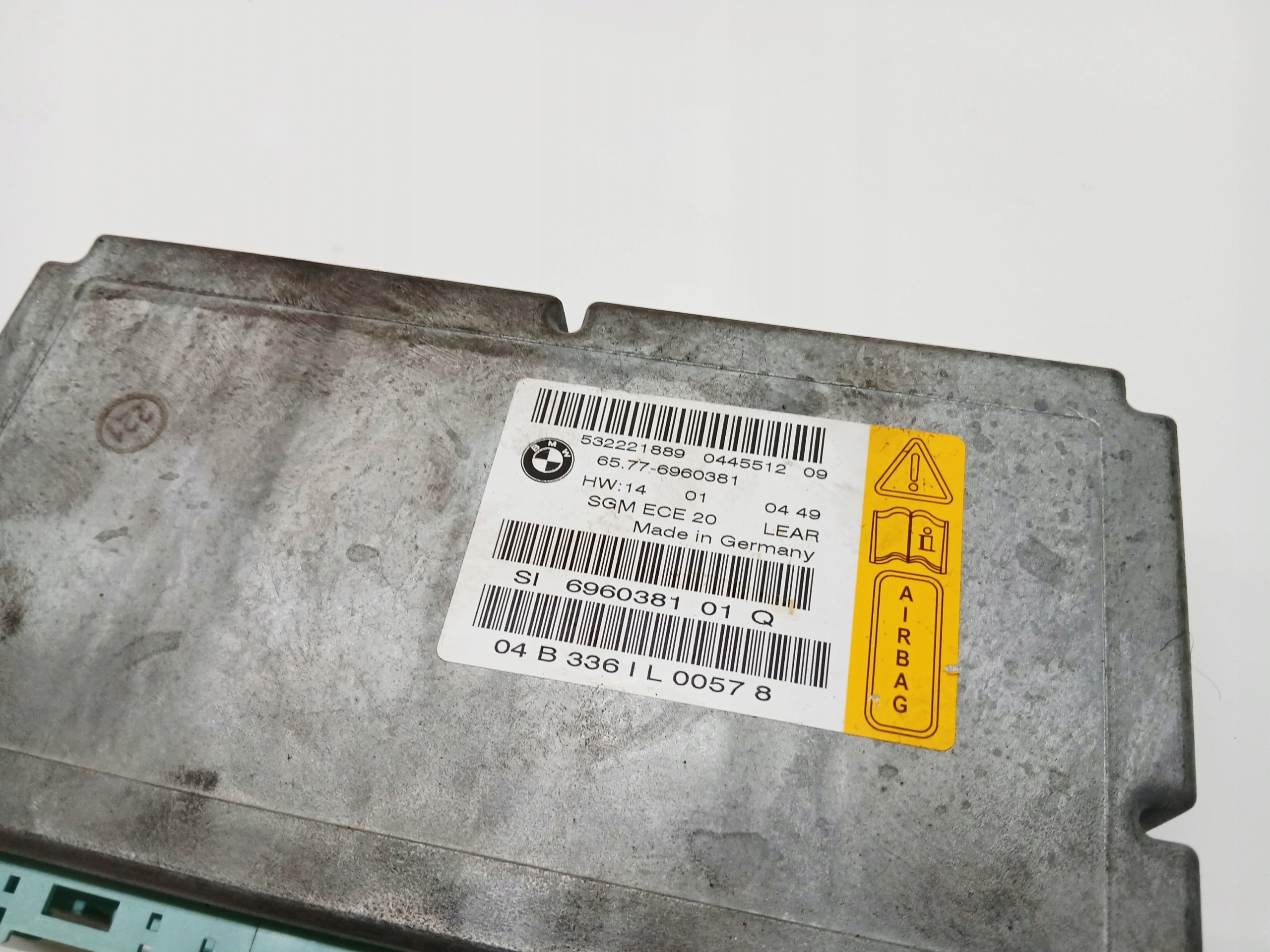 modulo airbag airbag aria BMW 5 E60 E61 6960381