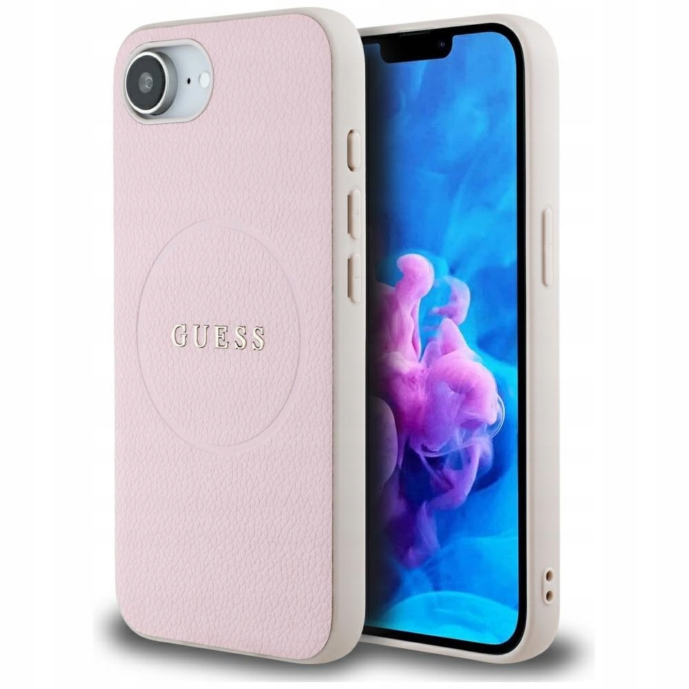 Pouzdro pro iPhone 16e Guess MagSafe Růžové