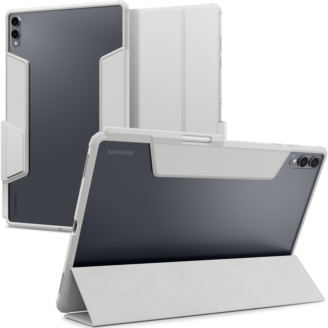 Pouzdro s klopou pro Galaxy Tab S11 Ultra, Spigen Ultra Hybrid Pro, stojánek