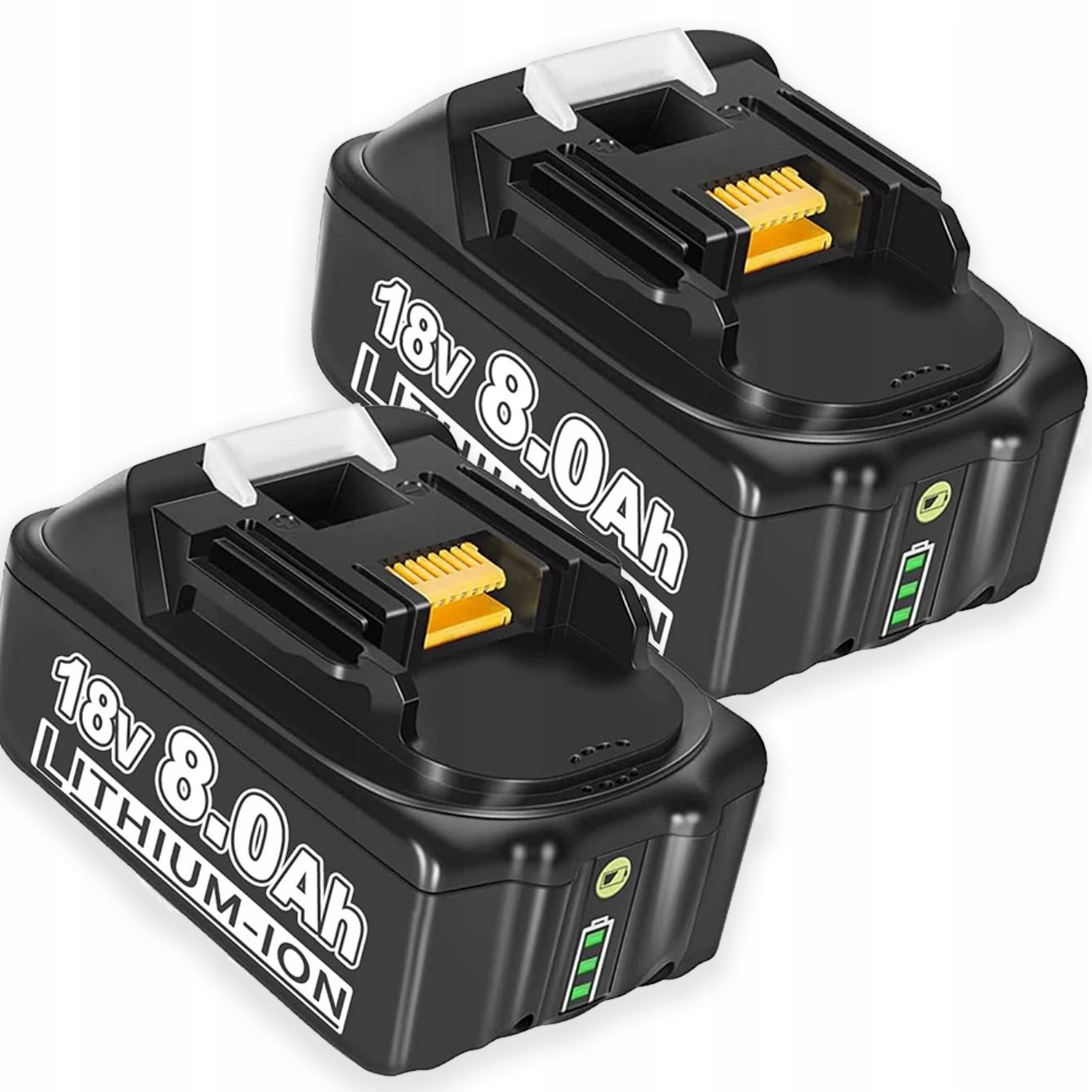 2x Akumulátor 18V 8Ah Bl1850 Bl1850B Náhradní baterie pro Mtakita