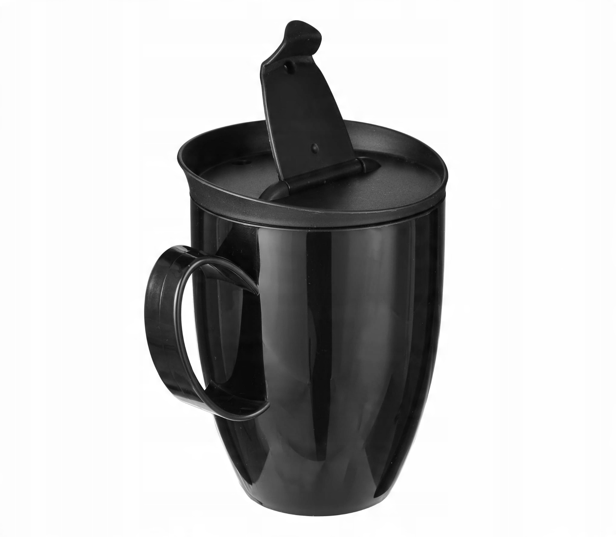 

Gastro Kubek Z Przykrywką Wielorazowy 450ML Czarny